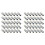60Pcs RG6 F Compression Connector RF Wire Connector Solderless Adapter 1