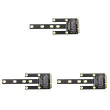 3X Carte D'Extension MPCIE Vers KEY-M Slot D'Extension MINIPCI-E Vers NVME M2 Carte Adaptateur Interface WIFI Vers Disque M.2