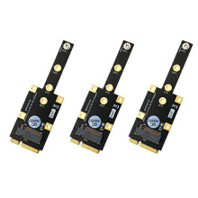 3X Adaptateur de Clé PCI-E Vers M.2 M PCIExpress Vers NVME SSD Convertisseur Riser Board Carte D'Extension pour 2230 2242 2260 2280