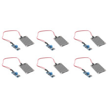 6X Modulo di Rilevazione Pioggia 3 Moduli Rain Sensor, 3V-5V