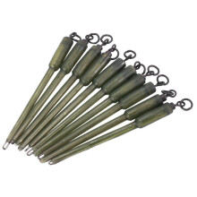 80 Stücke Karpfenangeln Stecker Wirbel PVA Schlauchbeutel Vorbauten Solide Tasche Vorbauten Blei Insert End Terminal Tackle
