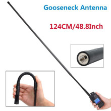 3X Antenne Pliable à Col de Cygne AR-152G de 48,8 Pouces SMA-Male VHF UHF 144 / 430Mhz pour TYT