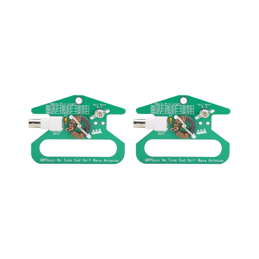 2X No Tune End Fed Half Wave Antenna Module Antenna No Tune Half Wave Portable Assembly 50Ohms Impedance Component 6032068129823