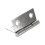2 Pcs Gray Metal 1" Small Butt Hinge for Cabinet Drawer 5