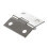 2 Pcs Gray Metal 1" Small Butt Hinge for Cabinet Drawer 4
