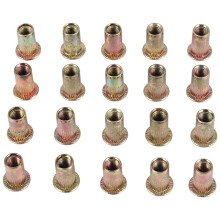 20pcs Flat Metric Steel M5 Blind Insert Rivet Nut