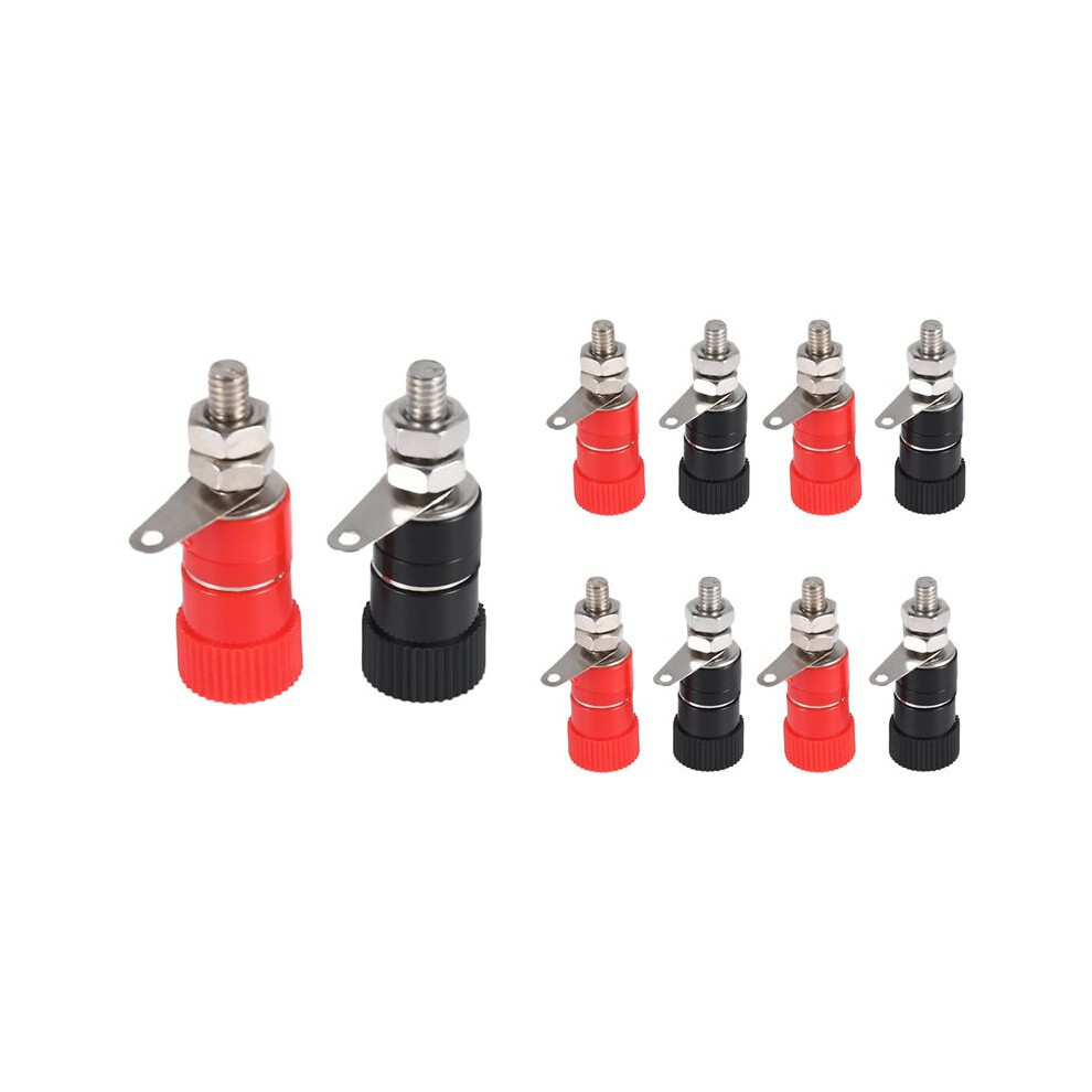 10 Pcs 3.8Mm Thread 4Mm Banana Plug Socket Binding Post Replacement 4712982085833