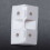 30pcs Shelf Cabinet 90 Degree Plastic Corner Braces Angle Brackets White 6