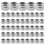 50Pcs M2 Zinc Plaqué Autobloquant Nylon Insert Hex Lock Nuts 1