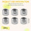 50Pcs M2 Zinc Plaqué Autobloquant Nylon Insert Hex Lock Nuts 7