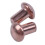 200 Pcs 5/64 x 1/8 inch Round  Copper Solid Rivets Fasteners 4