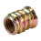 Set of 5 threaded insert M10 x 20 mm for wood 7
