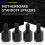 100x Motherboard Nylon Hex Standoff Threaded Spacer M3 Thread 6+6mm Black 2