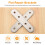 Flat Stainless Steel Repair Mending Fixing Plate Brackets Support 2pcs 4