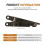 Furniture Box Rotatable Folding Lid Support Hinge Bronze Tone 4Pcs 7