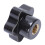 5Pcs M8 Female Thread 32mm Star  Clamping Nuts Knob Grip Handle 6