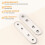 Flat Stainless Steel Repair Mending Fixing Plate Brackets Support 2pcs 2