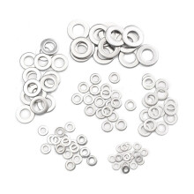 105pcs 304 flache Edelstahl-Unterlegscheiben M3 M4 M5 M6 M8 M10 fuer Schrauben-Reparatur-Installationssatz-Werkzeug