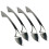 8Pcs Copri Maniglia Cromata Trim Per   B / C / E / GLK / ML / CLA W204 W212 1