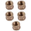 M3 x 3mm Female Thread Brass Knurled Threaded Insert Embedment Nuts 100PCS 4