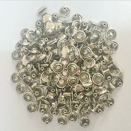 100pcs DIY Rivet Rivet Rivet Metal Board - Silver 2