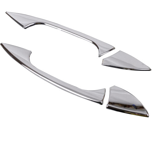 8Pcs Chrome Door Handle Covers Trim For  For  B/C/E/GLK/ML/CLA W204 W212 2