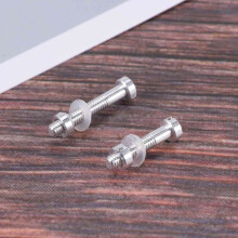 5 Stuks M2.5 Schroeven Bout Moer Ringen Set Draaitafel Headshell Cartridge Stylus Montage Vinyl LP Platenspeler