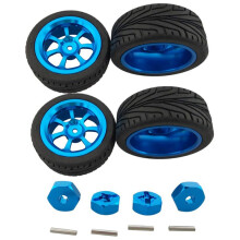 Les Pneus de Roues TéLéCommandéS avec L'éCrou Hexagonal pour 1/18  A959-B A979-B A959 A969 A949 A979 K929 les PièCes de Voiture