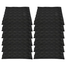 12 Sztuk 30X30X5CM Izolacja Akustyczna BawełNiana Pianka Izolacyjna do Studia Nagrań Pianka Izolacyjna do Pokoju Fortepianowego