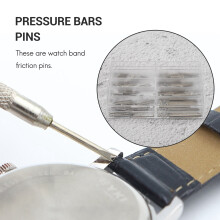 Rohr Reibungs Stifte Druck Stifte Stifte und Nietenden für Uhren Armband Verschluss BäNder Schnallen ArmbäNder Dicke 1,0 Mm 100 StüCke