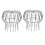 Gutter Guard Stainless Steel Gutter Cleaner Roof Filter Strainer Silver Downspout Strainer Filter Gutter Guards 2pack 1