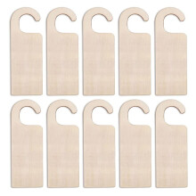 20 PC Bouton de Porte en Bois Inachevé Cintre Bouton de Porte Signes pour Peinture Bricolage Artisanat Maison Bureau Hôtel Décoration Utilisation