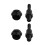 Hand Rivet Nut Riveter Tool Part Threaded Mandrel Replacement for Hand Nut Rivet SAE 1/4-20 2 Pack 1