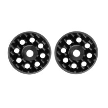 2pcs Carbon Fiber Tail Wing M3 Screw Washer for 1/8 1/10 RC Off Road Truck Racing RC Car Upgrade Parts Accessories