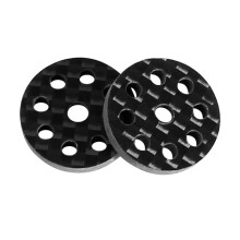 2 Stuks Koolstofvezel Staart Vleugel M3 Schroef voor 1/8 1/10 RC Off Road Truck Racing RC Auto Upgrade Onderdelen Accessoires