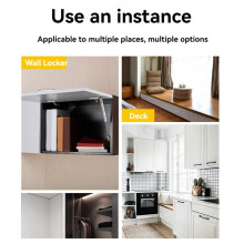 4PCS 150N(15kg)Furniture Gas Spring Hinges Kitchen Cupboard Cabinet Hydraulic Hinge Door Strut Lid Support Box Hardware