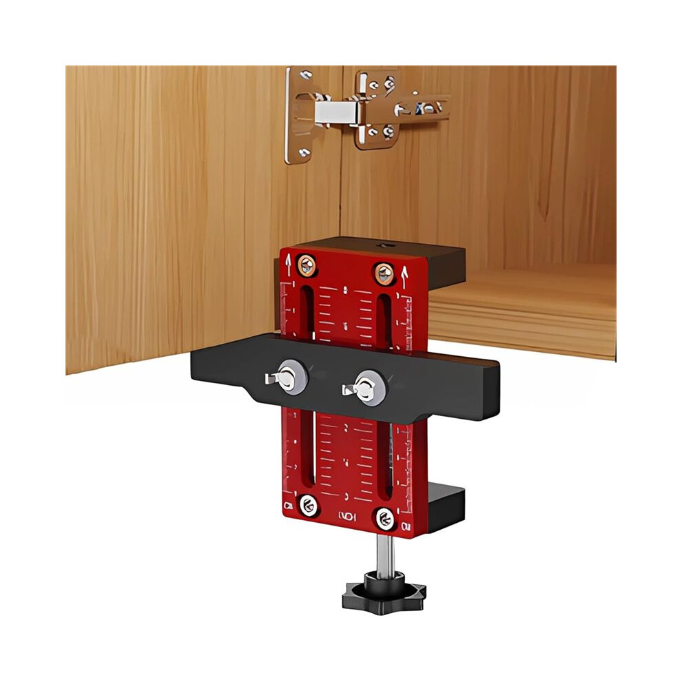 Adjustable Cabinet Door Installation Positioner, Cabinet Door Mount Locator Versatile Hardware Jig For Woodworking 4711770192968
