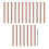 25Pcs Copper Nails, 3.14 Inch Long Pure Copper Nails Bulk with Drill Bit, Remove Stake Nails Hardware Nails for Trees 2
