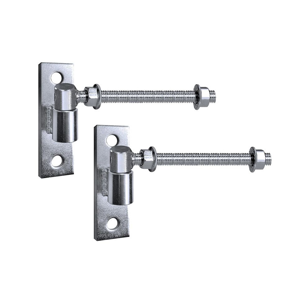 Gate Hinges Heavy Duty Wood Fence,J Bolt Gate Hinge For Wood Fence,Steel Welded Hinge For Farm Gate, 6 Inch 2Pack 4713646174535