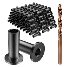 Paquet de 50 Manchons de Protection en Acier Inoxydable pour Garde-Corps de Câble de Pont de 1/8 de Pouce, 5/32 de Pouce ou 3/16 de Pouce, pour