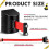 16.4 Ft Magnetic Retractable Wall Barrier Wall Mounted Crowd Control Barrier Safety Belt with ABS Case 2PCS 7
