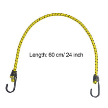 Corde Élastique Haute Élasticité en Caoutchouc Attachée avec Crochets, Assemblage de Tente Extérieure, Outil de Bagages de Camping, Accessoires