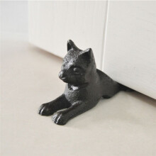 Parada de Porta de Gato de Ferro Fundido, Decoração Vintage, Design, Batente de Piso, Decoração À Prova de Vento