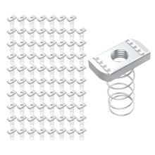 3/8inch-16 Strut Channel-Moeren, Veerpootkanaalconusmoeren voor Strut Channel, Eenvoudig Te Vinden Bevestigingen voor Zonnepaneel