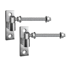 Bisagras para Puertas Resistentes para Puertas de Madera y Metal, Bisagra con Perno en J de 8 Pulgadas, Paquete de 2, Ideal para Puertas de Granjas y
