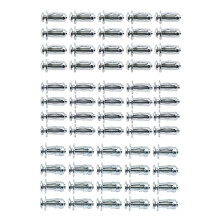 60PCS Jack Nut Expansion Rivets Nut Screw Bolt M4 M5 M6 Kit for Hollow Wall Iron Skin Clamp Petal Shape Anchors Plugs