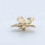 12Pcs Gold Flower Drawer Knobs Petal Kitchen Cabinet Knobs Dresser Knobs Furniture Cupboard Drawer Pulls Handles 3