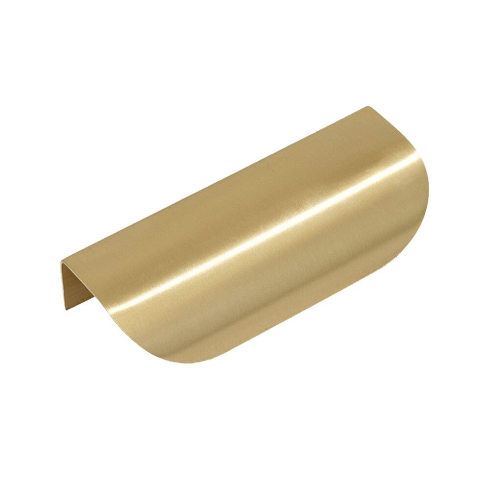 Brass Medicine Cabinet Solid Invisible Handle Wardrobe Cabinet Furniture Modern Simple Hidden Door Handle 8847-96 6033609232460