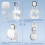 Wall Mount Bracket for Eero 6+ Dual-Band Mesh Wi-Fi 6+ Router, Sturdy Socket Bracket, Space Saving, Wire Management 3