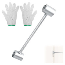Hinges Gaps Adjusting Wrench, 0.91-0.98in Steel Door Hinge Adjustment Tool Door Hinge Repair Spanner Practical Tools